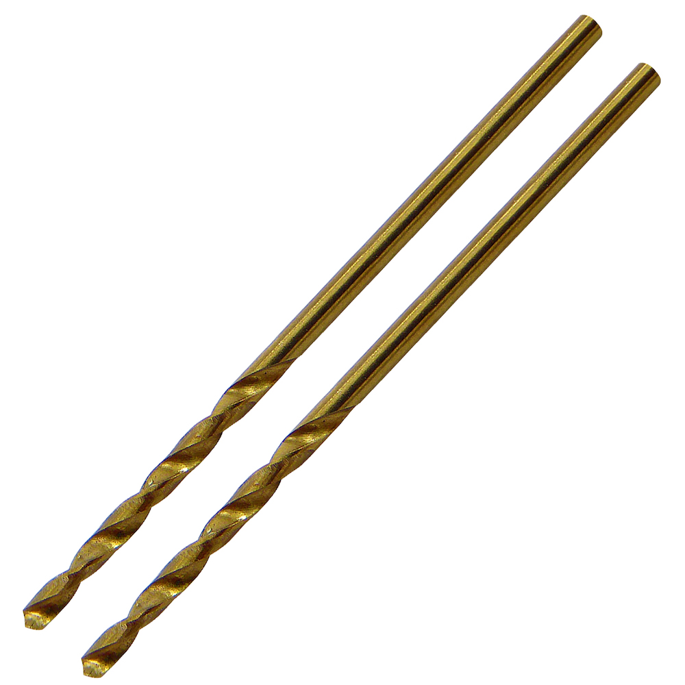 1.0mm x 35mm Cobalt Ground Jobber Drill Pack of 2